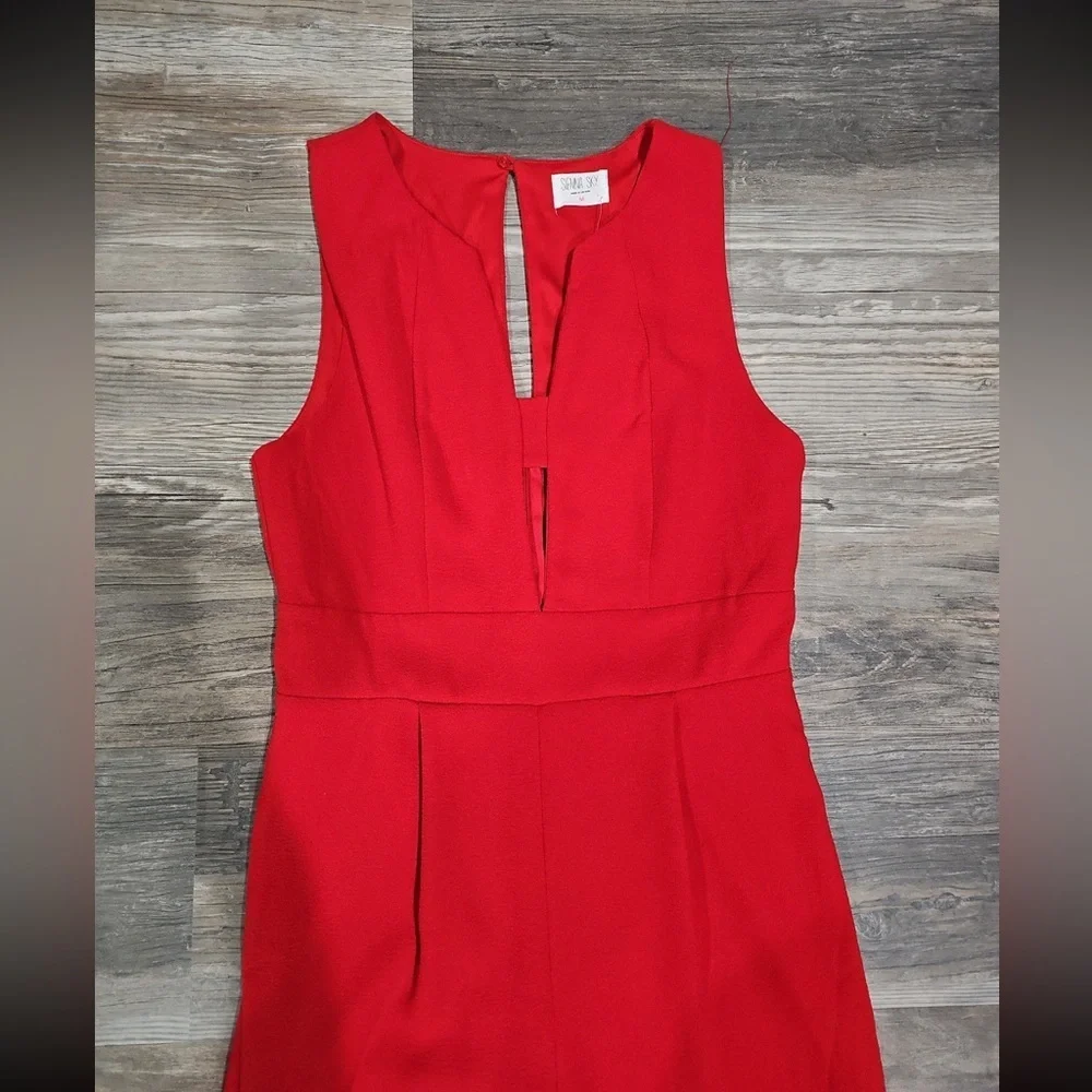 SIENNA SKY red crop jumper Size medium​ - Picture 2 of 11